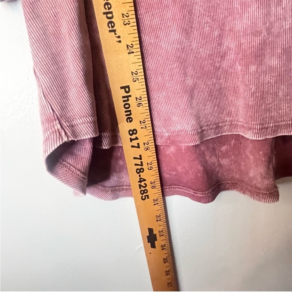 Anthropologie Jane & Delancey Mauve Ribbed
Burnout Sweatshirt Top Pullover Sz 2X - Picture 9 of 10